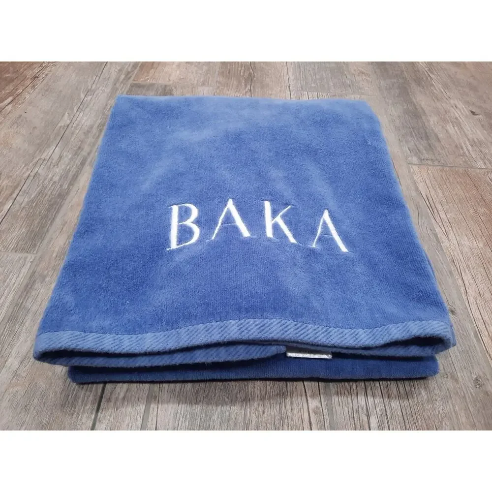 Royal Comfort Beach Towel with BAKA written GAG Gift Means IDIOT in Japanese
